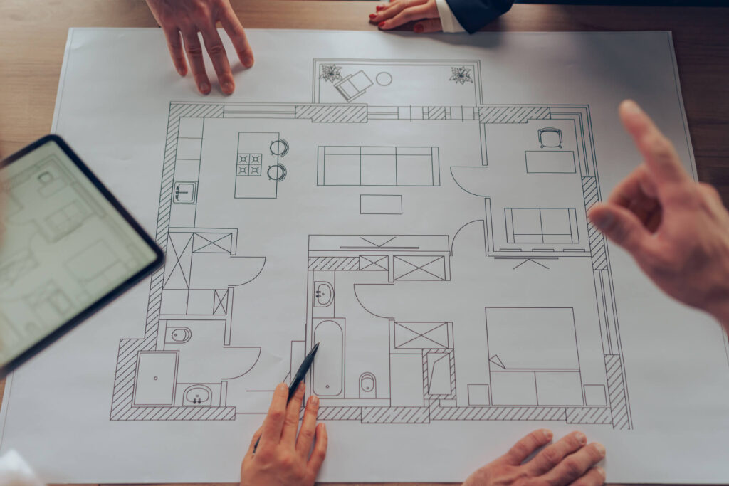 Функционално разпределение при двустаен и тристаен апартамент